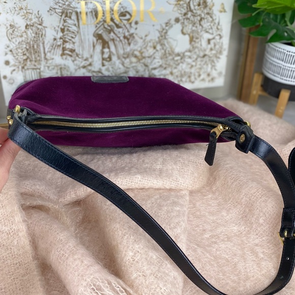 Dooney & Bourke VELVET HoBo VTG - Picture 11 of 14